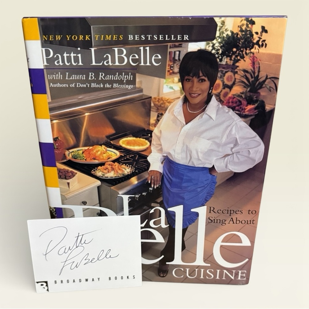 Patti LaBelle’s Signed LaBelle CUISINE 1999 1st Edition Book